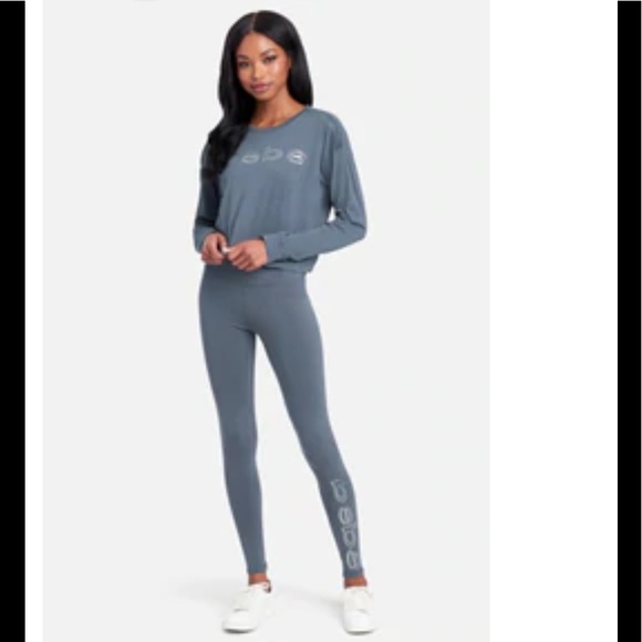 SOLD - NWT Bebe Seqiun Logo Legging - Medium - Picture 4 of 11